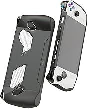 Skull & Co. GripCase Ally for ROG Ally: A Soft Protective Case with Textured Grips Full Protection and Stand, Shock-Absorption Non-Slip and Anti-Scratch Cover Design - Black