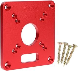 Wetrys 1 Pcs Universal Aluminum Router Table Insert Plate Trimming Machine Flip Board For Woodworking Benches Router Table Plate