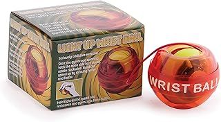 Light Up Wrist Exercise Ball Spin Forearms Biceps Workout Gyroscopic Fun, One Size