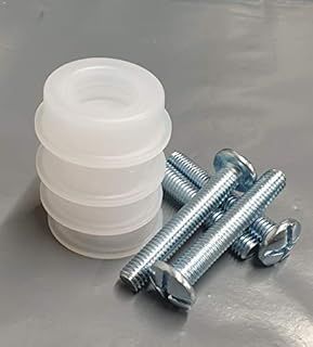 4 X New Headboard Bolts Screws M8x50mm With Plastic Washers for Divan Beds
