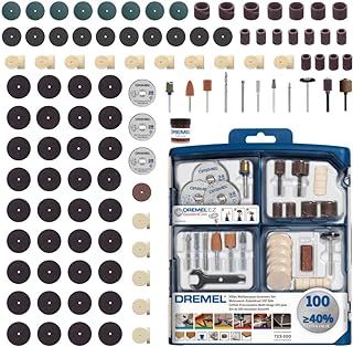 Dremel 723 EZ SpeedClic Accessory Set - 100 Rotary Tool Accessories for Cutting, Carving, Sanding, Cleaning, Grinding, Polishing, Sharpening, 2615S723JA