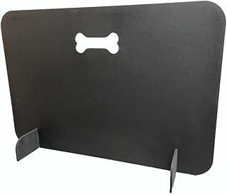 Vanity Style Plain Pet Stopper, Free Standing Dog Barrier, Gate, Very Easy Setup (Black, 51 x 75 cm)
