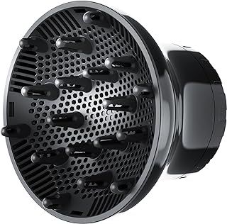 Universal Hair Diffuser, AISEELY Hair Dryer Diffuser Attachment for Curly and Wavy Hair, Adjustable Professional Hairdryer Diffuser Suitable for 1.57 to 2.7 inches Hair Dryer