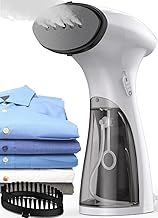 Clothes Steamer 1600W, Handheld Steamer Clothing 25g Jet Steam Rate for Home Travel, Portable Garment Steamer Iron Removes Wrinkle and Odours with Detachable Water Tank-GY2000