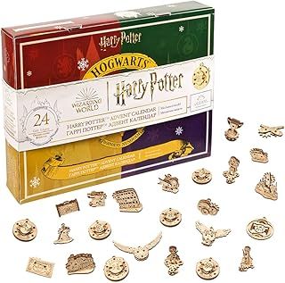 UGEARS Harry Potter Advent Calendar - Countdown Fidget Advent Calendar with 24 Fidget Wooden Models to Build for Adults - 3D Wooden Puzzles