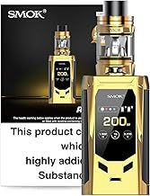 SMOK R Kiss Vaping Kit, Compact Powerhouse for Precision Vaping, Performance and Flavorful Experience BATTERY NOT INCLUDED, 2mL Capacity, E Cigarette, E Cig, No Nicotine (Gold Black)