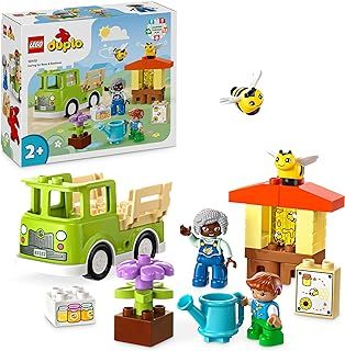 LEGO DUPLO Town Caring for Bees & Beehives, Kids’ Learning Toy with Drivable Truck, Beehive and 2 Figures, Early Development and Activity Toys, Gifts for Toddlers, Boys & Girls Aged 2 Plus 10419