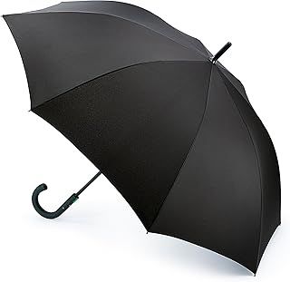 Fulton Typhoon Performance Umbrella, Black, Strong Wind Resistant Frame