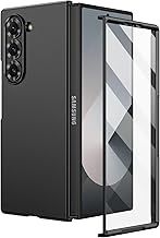 for Samsung Galaxy Z Fold 6 Case Ultra Slim, Full Body Cover with Built-in Screen Protector, Thin Slim Fit Phone Case, Lightweight Skin-Friendly, Hard PC Protective Cover for Z Fold 6 (Black)