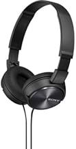 Sony MDR-ZX310 On-Ear Overhead Wired Headphones, Swivel Fold, 3.5mm Headphone Jack - Metallic Black