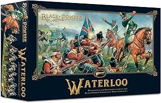Warlord Games Waterloo Starter Set - 28mm Scale Plastic Miniatures for Black Powder Highly Detailed Napoleonic Era Miniatures for Table-top Wargaming