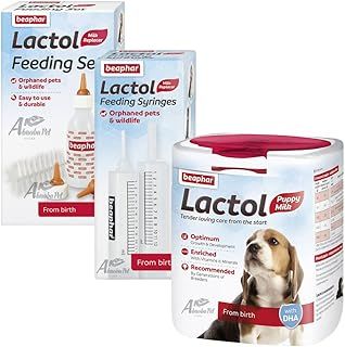 500g Lactol Milk with bottle & Teats 2 x feeding syringes puppy dog whelping kit supplies