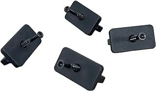 Composite Decking T Clips Fixing, Stainless Steel Black Screws Included, Pack of 100/500/1000, 5mm Decking Spacer, Suitable for Most of The Market Products, Plastic Decking Clips (100)