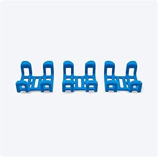 Tractive GPS Dog Tracker Rubber Clips x3 (Standard), Blue, 2.8 cm