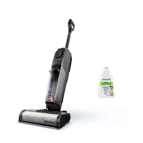 BISSELL CrossWave OmniForce, Wet and Dry Vacuum Cleaner, Powerful Floor Cleaner Machine, Multi-Surface, Cordless Vacuum Cleaner with Turbo Mode & Vacuum-Only Mode, Wet Vac up to 240m2, 69 dBA, 3912E