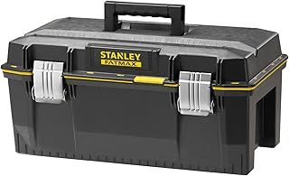 STANLEY FATMAX Waterproof Toolbox Storage with Heavy Duty Metal Latch, Portable Tote Tray for Tools and Small Parts, 23 inch, 1-94-749