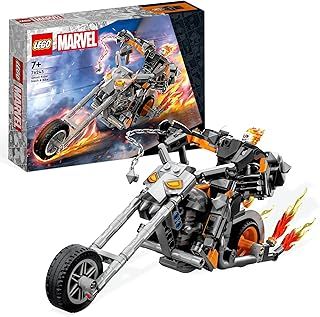 LEGO Marvel Ghost Rider Mech & Bike, Buildable Motorbike Toy with Movable Action Figure, Super Hero Building Set, Gift for Kids, Boys and Girls 7 plus Years Old 76245