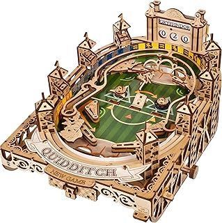 UGEARS Harry Potter Quidditch Pinball Machine - Wooden Models to Build for Adults with Engaging Gameplay - 3D Puzzle Harry Potter Model - Wood Mechanical Building Kits Advanced Level - 402 Pcs