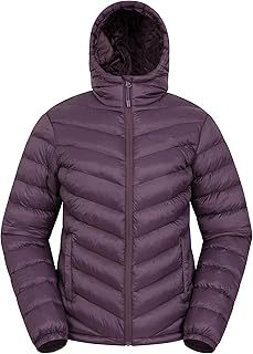 Mountain Warehouse Seasons Womens Padded Jacket - Water Resistant Coat, Puffer Jacket, Front Pockets, Adjustable Elastic Cuffs & Hood - For Autumn, Winter, Outdoors