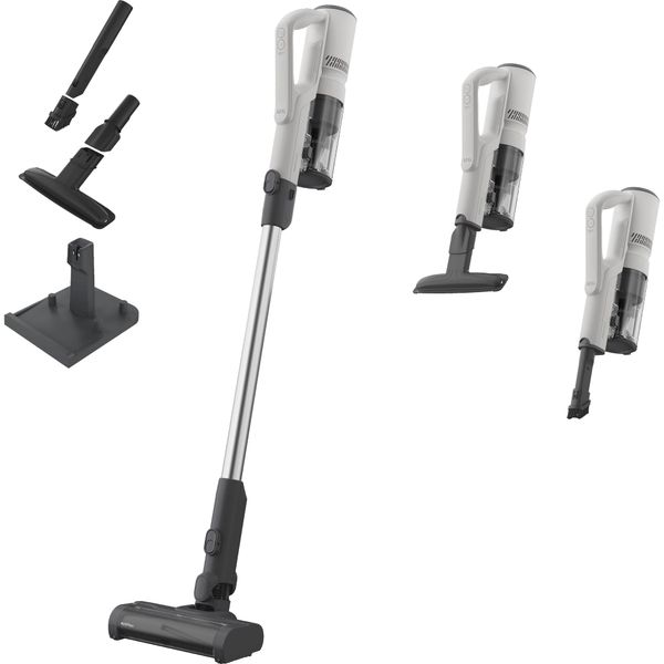 AEG 5000 Cordless Vacuum Cleaner AP51UH18ST, Up to 99% Dust Pickup, 50 Min Runtime, Anti-Tangle Brush, LED MultiFloor Nozzle, 2-in-1 Stick & Handheld, Charging Stand, Bagless
