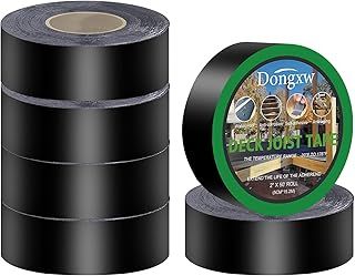 Deck Joist Tape, 5cm *15.2m Self-Adhesive Joist Tape for Decking, Waterproof and Weather Resistance for Protect Beams and Wood Decks (6 Rolls)