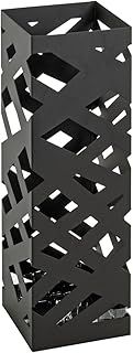 HAKU Mobel Umbrella Stand Black, Metal - Size: W 16 cm X H 48 cm X D 16 cm, Style: Modern
