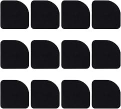 FEPITO 12PCS Shock Absorbing Washer Pads Rubber Mats Universal Silent Feet Anti-Vibration Pads for Washer Dryer Refrigerator Treadmill