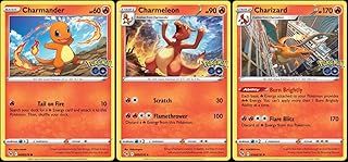 Charizard 010/078 - Pokemon Go - Foil - Evolution Card Lot - Charmeleon Charmander