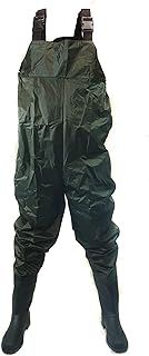 Bison PVC/Nylon Chest Fishing Waders. 100% Waterproof. Sizes 7 8 9 10 11 or 12