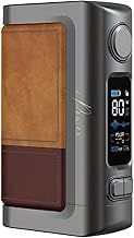 Eleaf Vape Istick Power 2 MOD 5000mah 80W 26mm OLED Display 5V 2A Fast Charging Metal Leather E Cig Kits No Nicotine Free Light Brown
