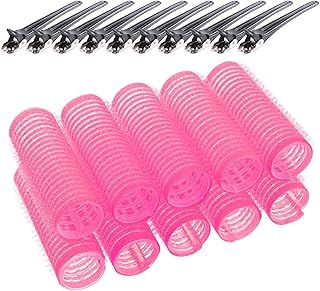 Small Size Hair Rollers Curlers Self Grip Holding Rollers Hairdressing Curlers Hair Design Sticky Cling Style For DIY Or Hair Salon (Gripping Sticky Rollers 20mm-10pcs)