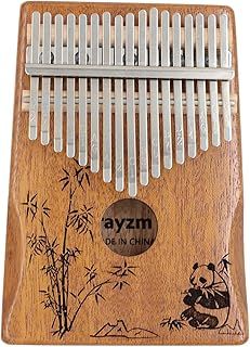 Rayzm Kalimba/Thumb Piano/Finger Piano with Accessories, 17 Keys Portable Finger Marimba Instrument for Music Lovers/Beginners (Solid Mahogany)