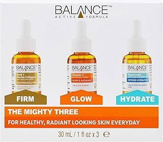 Balance Active Formula The Mighty Three (3 X 30ml) - Breakthrough Active Ingredients Visible Results. Three Targeted Serums That You Can Layer Together Or Use Individually.