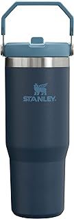 Stanley IceFlow Stainless Steel Tumbler - Vacuum Insulated Water Bottle for Home, Office or Car Reusable Cup with Straw Leak Resistant Flip Cold for 12 Hours or Iced for 2 Days, Navy, 30oz