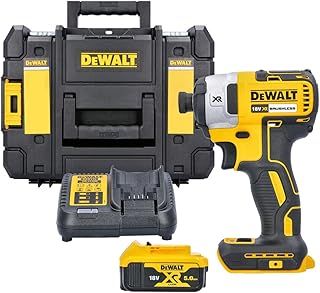 Dewalt DCF887N 18V Brushless Impact Driver with 1 x 5.0Ah Battery & Charger + Case