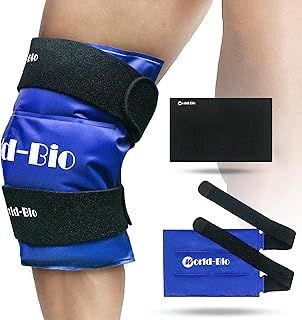 Ice Pack for Knee Replacement Surgery, Reusable Gel Ice Wrap for Leg Injuries, Swelling, Knee Replacement Surgery, Cold Compress Therapy for Arthritis, Meniscus Tear, ACL，Swelling, Bruises，10" x 14"
