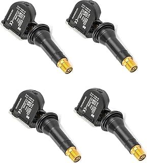 Bohaner 4Pcs Tire Pressure Monitoring Sensors TPMS Tyre Pressure Monitoring System Replacement 2036832 EV6T-1A180-DC Fits for Ford B-MAX C-MAX KA KUGA MONDEO