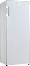 Cookology CTFZ160WH Tall Freestanding Freezer - Upright Freezer with 160 Litre Capacity - 142cm High and 55cm Wide - 5 Large Drawers - Reversible Door - White