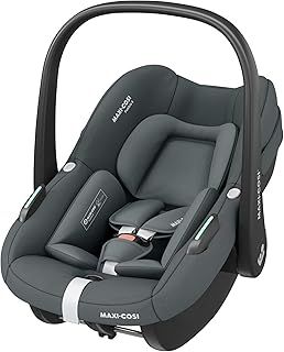 Maxi-Cosi Pebble S i-SIze, Baby Car Seat, 0 - 15 Months, 0 - 13 kg, 40 - 83 cm, Lightweight Car Seat Newborn, Click & Go Installation, G-CELL Side Impact Protection, Baby-Hugg Inlay, Tonal Graphite