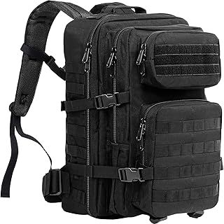 ProCase Military Tactical Assault Backpack Rucksacks, 40L Large Capacity MOLLE Army Pack Bag Go Bag, for Hiking Trekking Camping Travelling Climbing and Other Outdoor Activities
