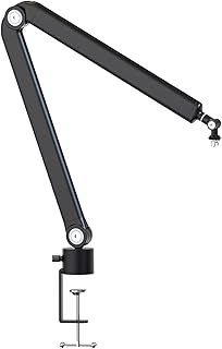 YOUSHARES Mic Arm Stand - Microphone Boom Arm with Screw Adapter Compatible with HyperX QuadCast, Blue Yeti, Elgato Wave and Most USB Microphones