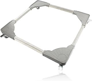 SPARES2GO Universal Appliance Wheels Adjustable Fridge Freezer Washing Machine Stand Trolley (100KG Load)