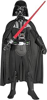Rubie's Official Star Wars Deluxe Darth Vader Child Costume, Kids Fancy Dress