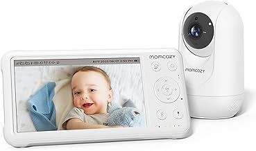 momcozy 1080P 5" HD Baby Monitor 5000mAh Battery, 2-Way Audio