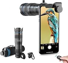 Apexel HD Cell Phone Lens-28X Telephoto Lens with Shutter for iPhone Samsung,Huawei,Xiaomi,Android Smartphone,Monocular Telescope