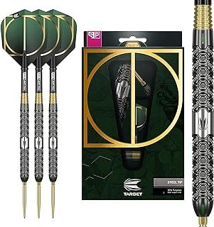 TARGET Darts Cult 90% Tungsten Swiss Point Steel Tip Darts Set | Swiss Point Dart Set, Tungsten Barrel, Professional Darts Set, Swiss Point Tool Included | Barrel 01, 02 & 03 (21G/22G/23G/24G/26G)