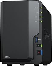 Synology 2-Bay NAS DS223 (Diskless) Black