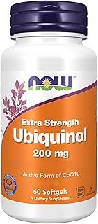 Now Foods, Extra Strength Ubiquinol, 200mg, Kaneka Ubiquinol, 60 Softgels, Gluten Free, Soy Free, Non-GMO