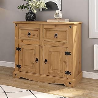 Corona 2 Door 2 Drawer Sideboard Mexican Solid Pine