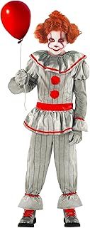 Morph Creepy Clown Costume Boys, Scary Clown Costume Kids Boys, Scary Clown Halloween Costumes For Boys Clown Costume